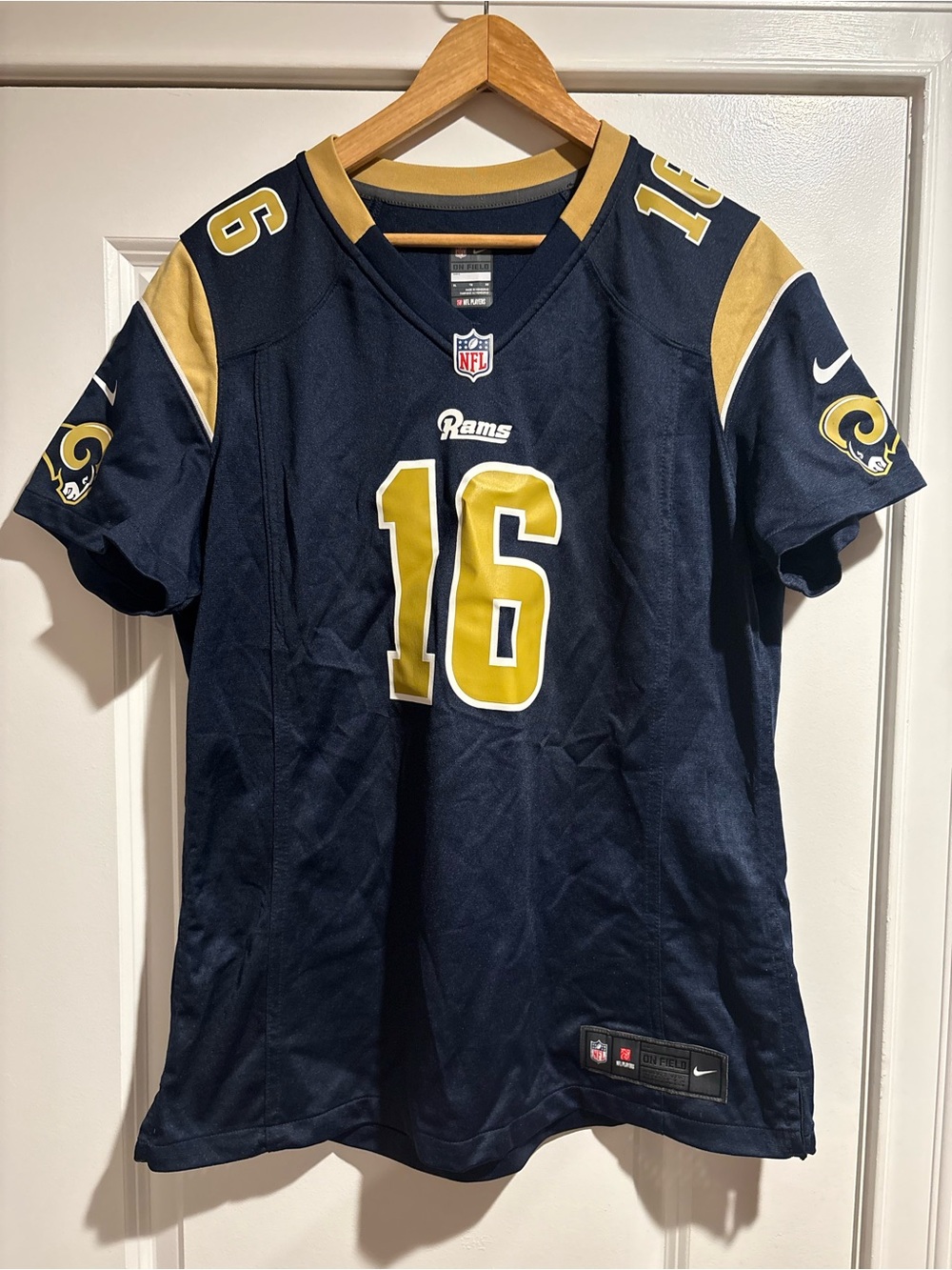 Nike St. Louis Rams Jared Goff Youth Jersey Size XL Blue Gold NFL